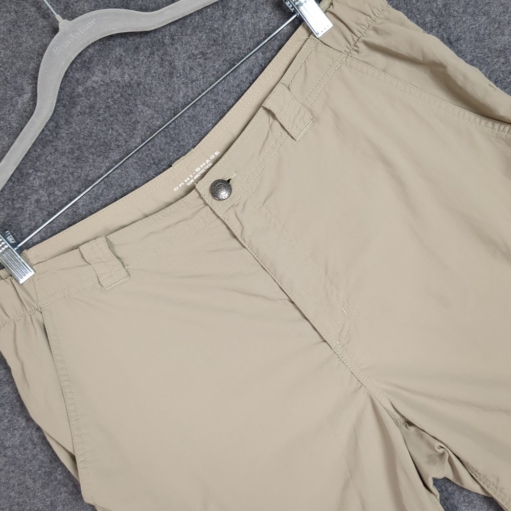 Columbia Cargo Shorts Mens 36 Khaki Tan Omni-Shade Hiking Outdoor - Picture 1 of 12